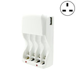 Caricabatterie USB temporizzato per batterie AA e AAA