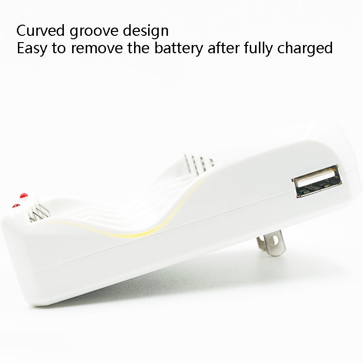 Caricabatterie USB temporizzato per batterie AA e AAA