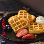 Stampo per waffle in metallo antiaderente 2 pezzi