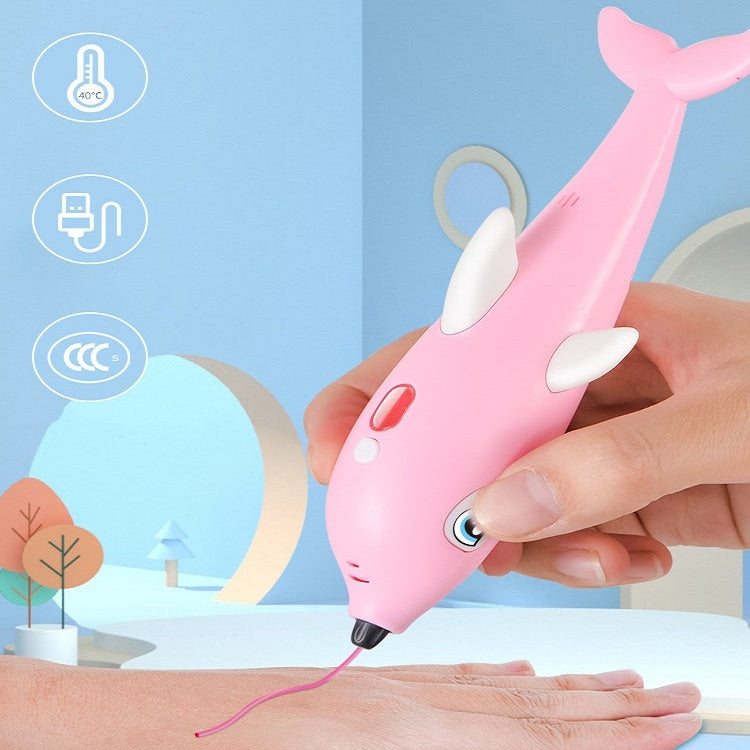 Penna per stampa 3D con schermo LCD e ricarica USB