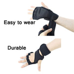 Guanti sportivi a mezze dita in nylon con silicone antiscivolo