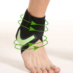 Supporto per caviglia sportivo in neoprene con cinturino