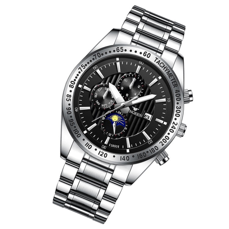 FNGEEN 5800 Orologio da uomo al quarzo 43,5 mm