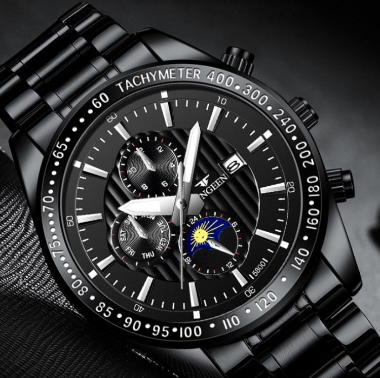 FNGEEN 5800 Orologio da uomo al quarzo 43,5 mm