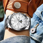 FNGEEN 5800 Orologio da uomo al quarzo 43,5 mm