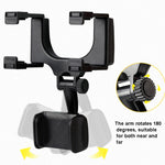 Clip fissaggio supporto telefono specchietto auto 2 pezzi