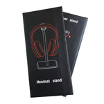 Supporto per cuffie in lega di alluminio 24x12x4 cm