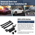 Staffa ISOFIX universale per sedile auto SUV e monovolume