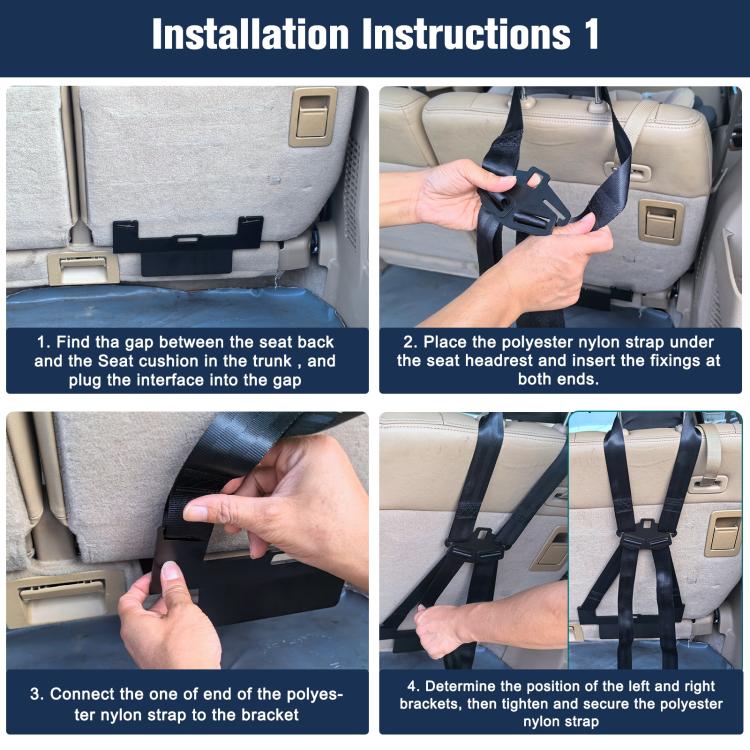 Staffa ISOFIX universale per sedile auto SUV e monovolume