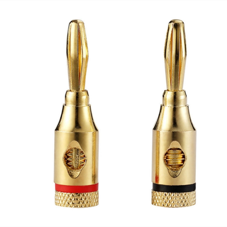 Connettori banana 4 mm placcati oro per cavi audio