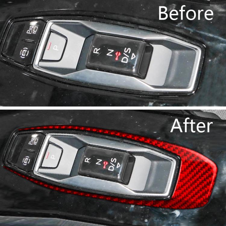 Adesivo pannello cambio in fibra di carbonio per Audi A5 e A6