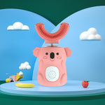 Spazzolino elettrico sonico a forma di U per bambini