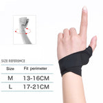 Guaina tendine pollice per sport taglia M e L