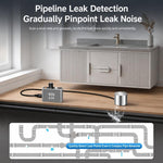 Rilevatore di perdite d'acqua HY-929 con doppie sonde, localizzatore acustico di perdite nelle tubature dell'acqua, diagnosi del rumore del motore, HY-929 EU Plug, HY-929 US Plug