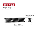 Adesivo pannello USB in fibra di carbonio per Audi A5 A6