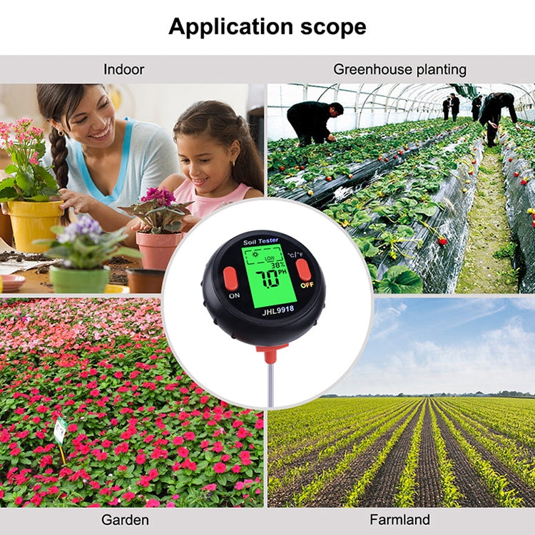 Misuratore digitale del suolo 5 in 1 per pH, umidità e temperatura - immagine 10