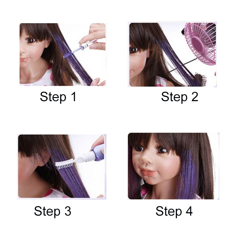 Tintura temporanea per capelli non tossica 72h