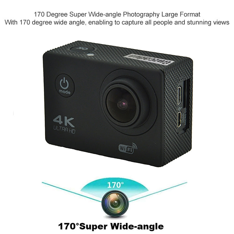Action Camera 4K WiFi Impermeabile per Sport Estremi