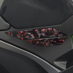 Adesivi decorativi laterali per la carrozzeria della Kawasaki Ninja 400 (4 pezzi/set) per gli anni 2019-2023.