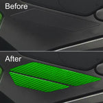 Adesivi decorativi laterali per la carrozzeria della Kawasaki Ninja 400 (4 pezzi/set) per gli anni 2019-2023.