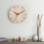 Orologio da parete in legno massiccio 30 cm