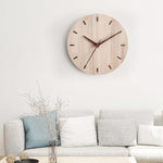 Orologio da parete in legno massiccio 30 cm