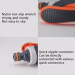 Irrigatore da giardino in plastica con connettore rapido
