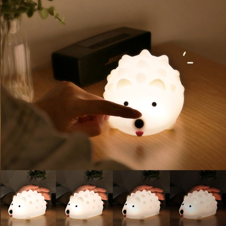 Lampada da comodino USB a forma di riccio con timer