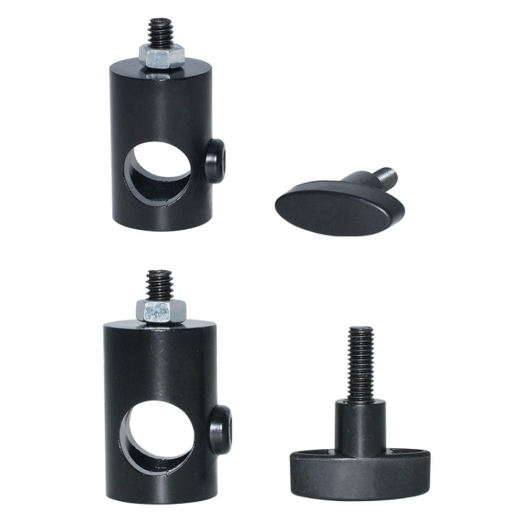 2 PCS Supporto per luce flash 1/4 Adattatore per supporto per luce fotografica Interfaccia di conversione treppiede, 2 PCS Flash Light Stand