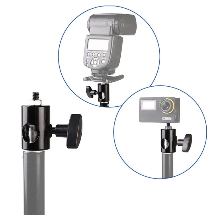 2 PCS Supporto per luce flash 1/4 Adattatore per supporto per luce fotografica Interfaccia di conversione treppiede, 2 PCS Flash Light Stand