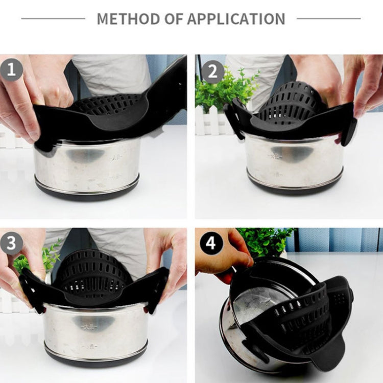 Scarico laterale in silicone per colino noodle 25cm