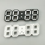 Sveglia LED 3D da parete con luce USB 29,5x5,5x10,5 cm