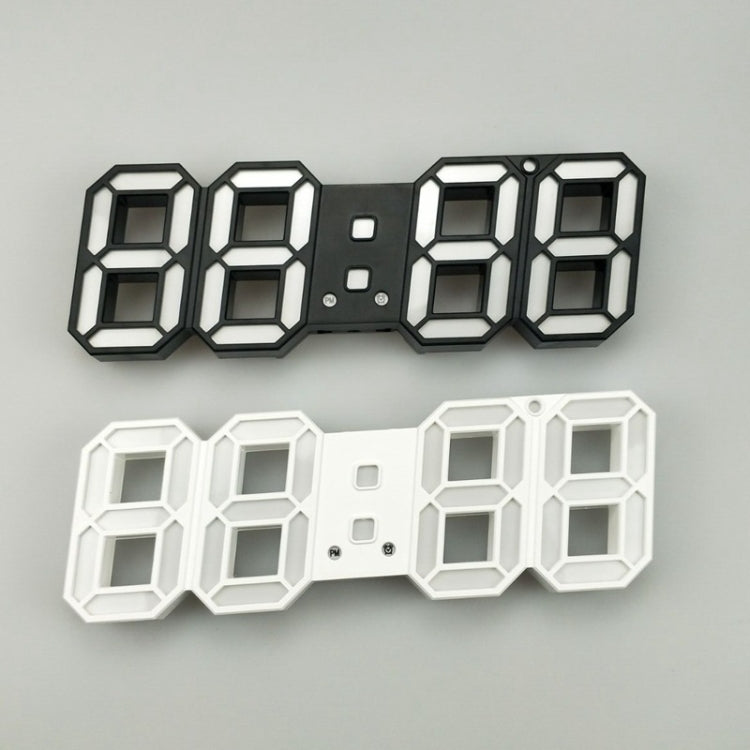 Sveglia LED 3D da parete con luce USB 29,5x5,5x10,5 cm
