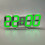 Sveglia LED 3D da parete con luce USB 29,5x5,5x10,5 cm