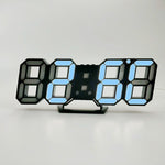 Sveglia LED 3D da parete con luce USB 29,5x5,5x10,5 cm