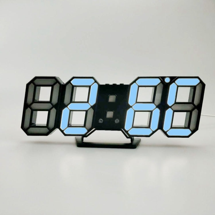 Sveglia LED 3D da parete con luce USB 29,5x5,5x10,5 cm