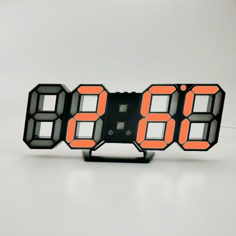 Sveglia LED 3D da parete con luce USB 29,5x5,5x10,5 cm