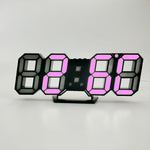 Sveglia LED 3D da parete con luce USB 29,5x5,5x10,5 cm