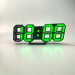 Sveglia LED 3D da parete con luce USB 29,5x5,5x10,5 cm