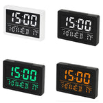Sveglia elettronica da comodino con orologio LED grande