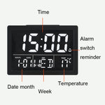 Sveglia elettronica da comodino con orologio LED grande