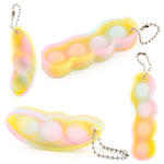 Set 3 portachiavi decompressione in plastica e metallo