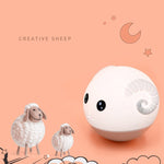 Lampada notte bambini in silicone con luce calda e colorata