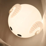 Lampada notte bambini in silicone con luce calda e colorata