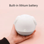 Lampada notte bambini in silicone con luce calda e colorata