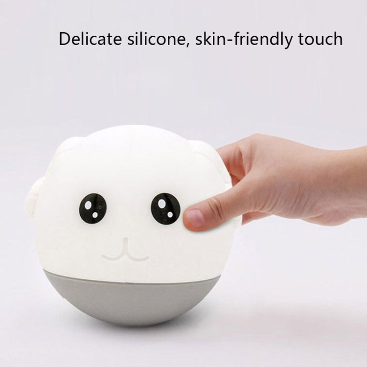 Lampada notte bambini in silicone con luce calda e colorata