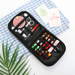 Kit da cucito portatile 27 in 1 con sacchetto in poliestere