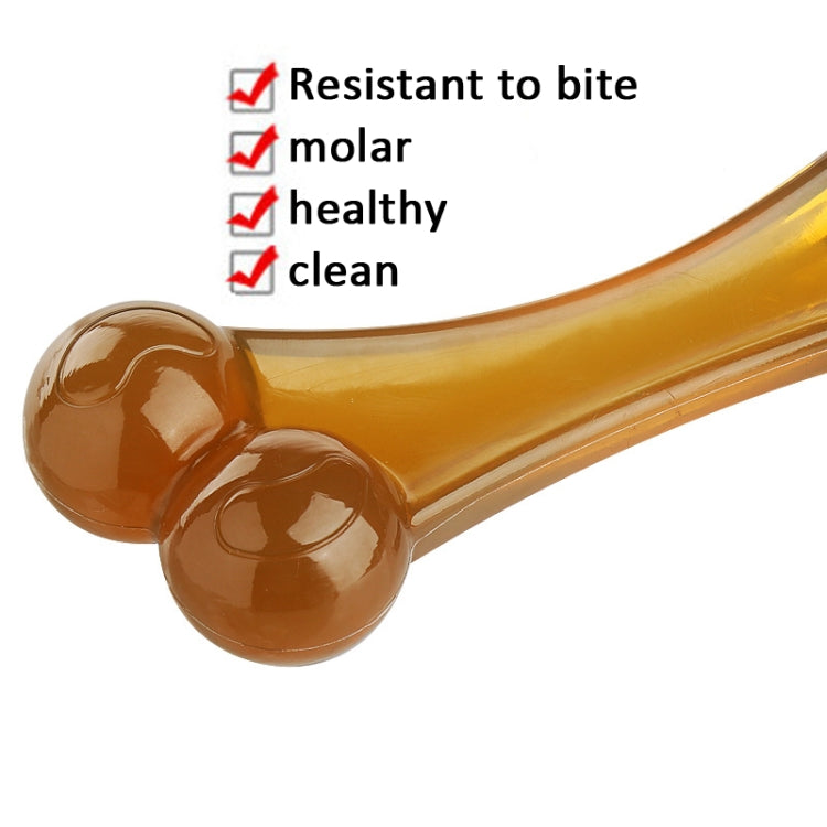 Giocattolo osso in nylon per pulizia denti cane 20cm