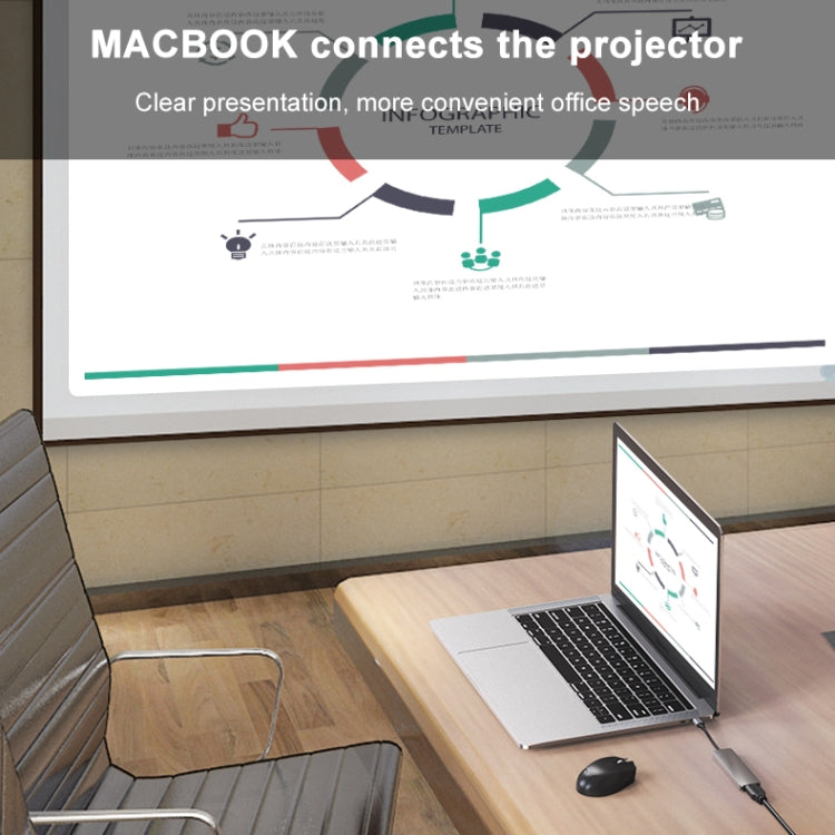 Hub USB-C 6 in 1 con HDMI 4K, slot SD/TF e USB 3.0