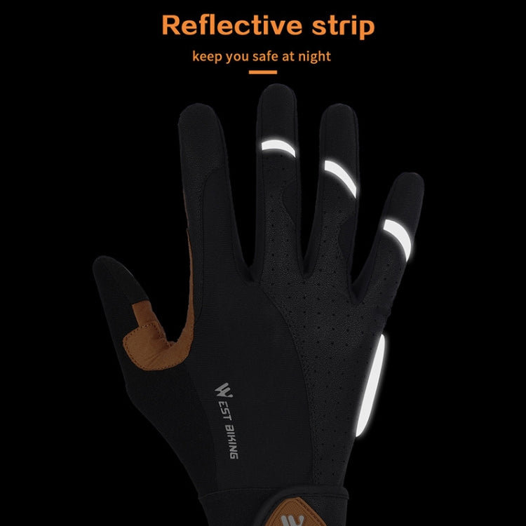 Guanti moto antiscivolo touch screen West Biking S-XL